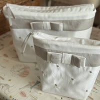 Neceser chico con moño